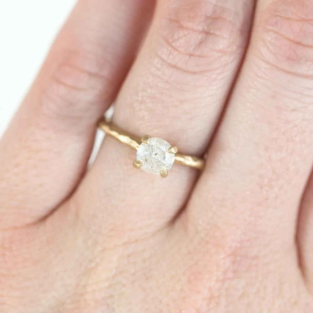 0.71ct Canadian Diamond Evergreen Solitaire in 14k Recycled Yellow Gold