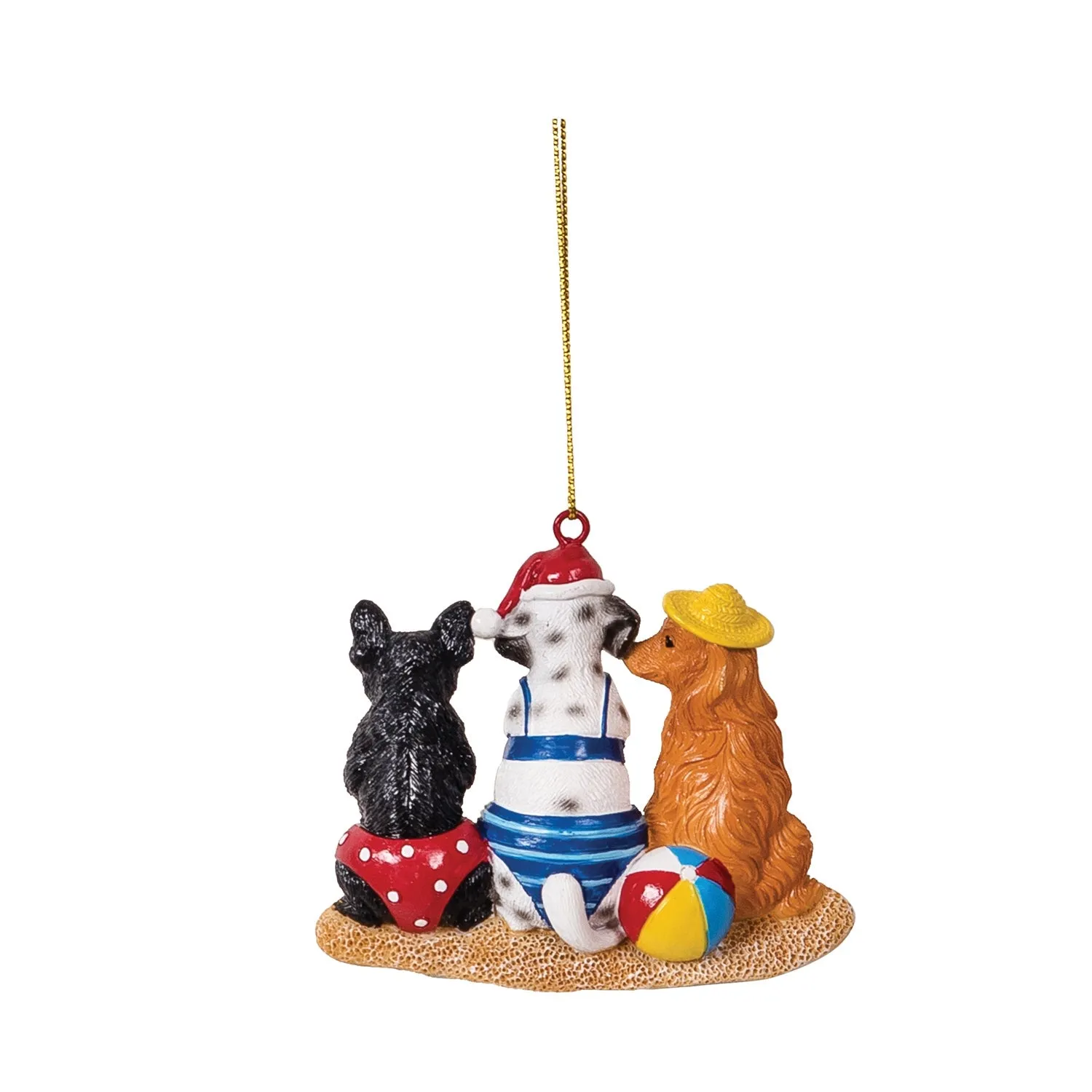 3 Dogs Ornament