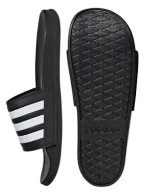 ADIDAS MEN'S ADILETTE COMFORT BLACK/WHITE SLIDES