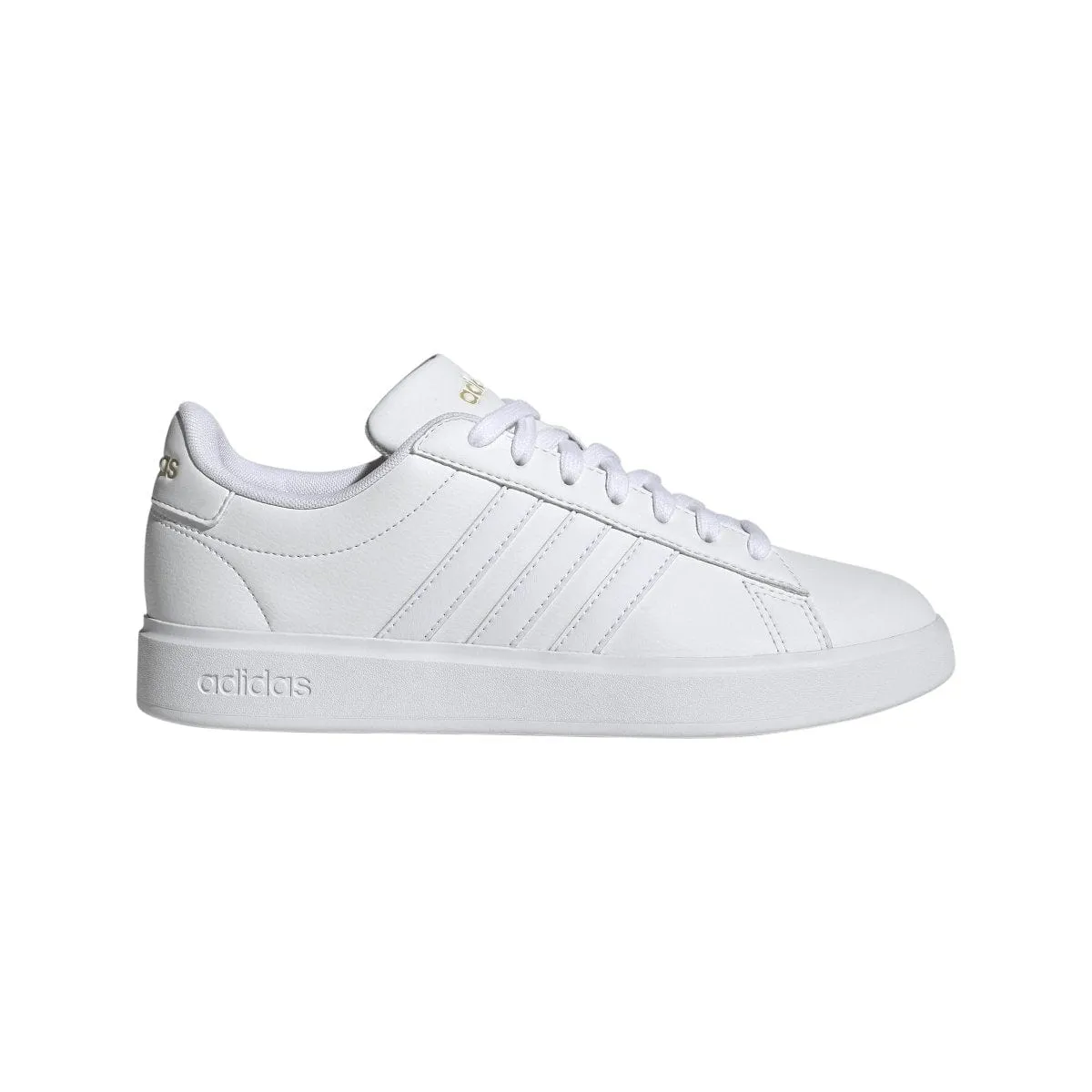 ADIDAS WOMEN'S GRAND COURT CLOUDFOAM LIFESTYLE COURT TRIPLE WHITE SHOES