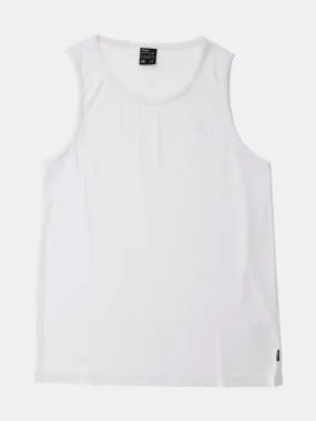 Afends Foundation Hemp Rib Singlet - White