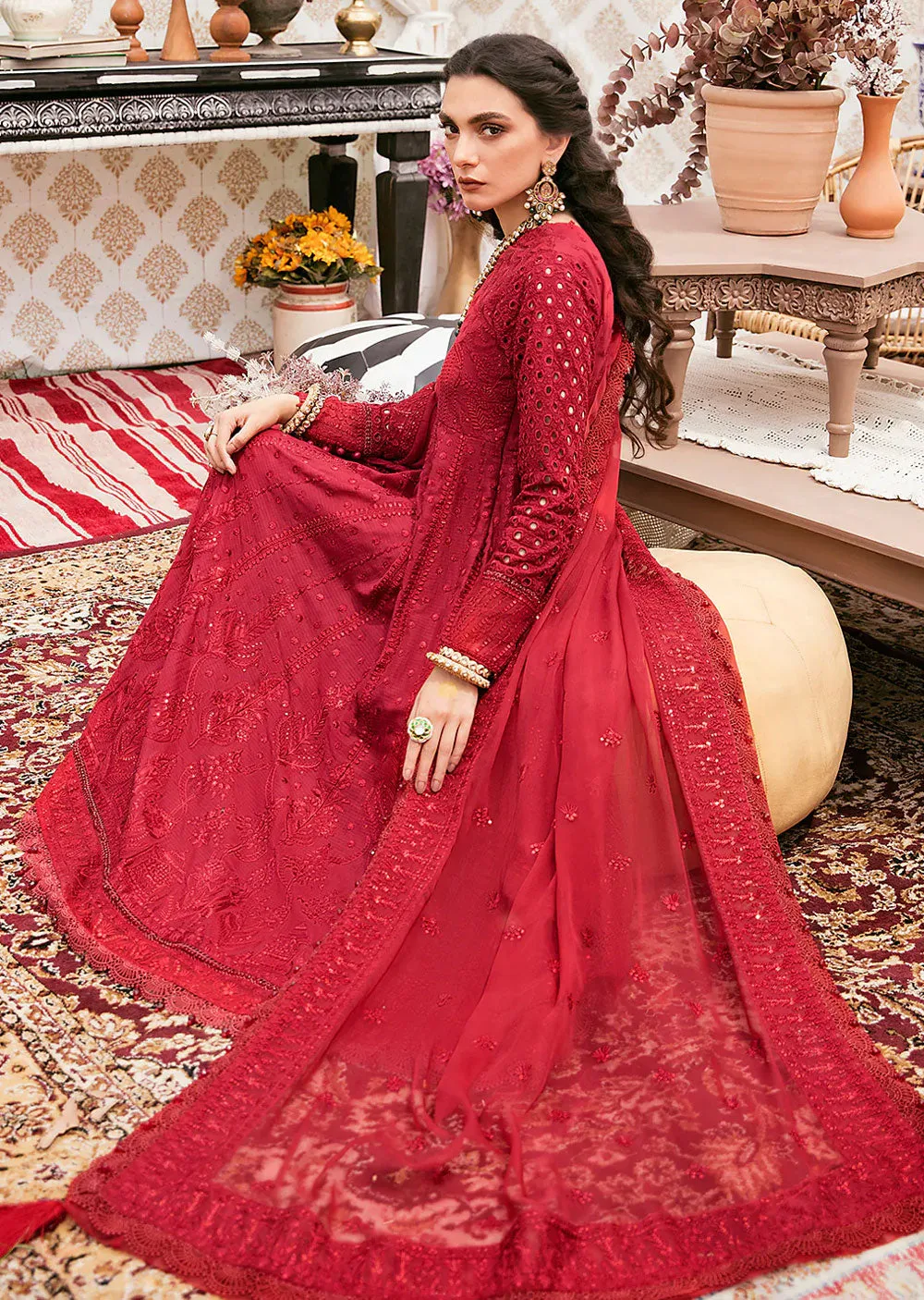 AFZ-01 - Gul Naaz  - Unstitched - Gul Bahaar Festive Design by Afrozeh 2022