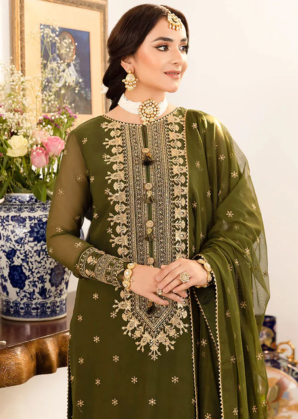 AJSM-43 - Unstitched - Maahru, Noorie & Meerub Collection 2023