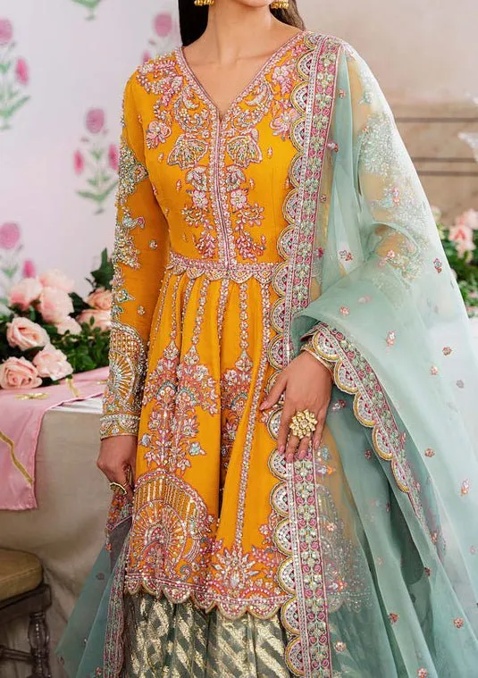 Akbar Aslam Dilaab Pakistani Luxury Net Dress