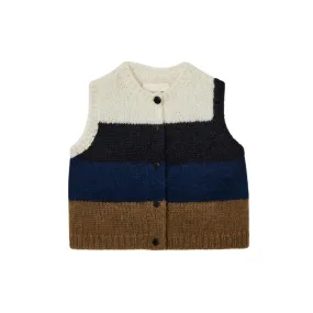 Alpaca & Mohair Striped Waistcoat