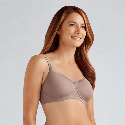 Amoena Lara Satin Mastectomy Bra Taupe