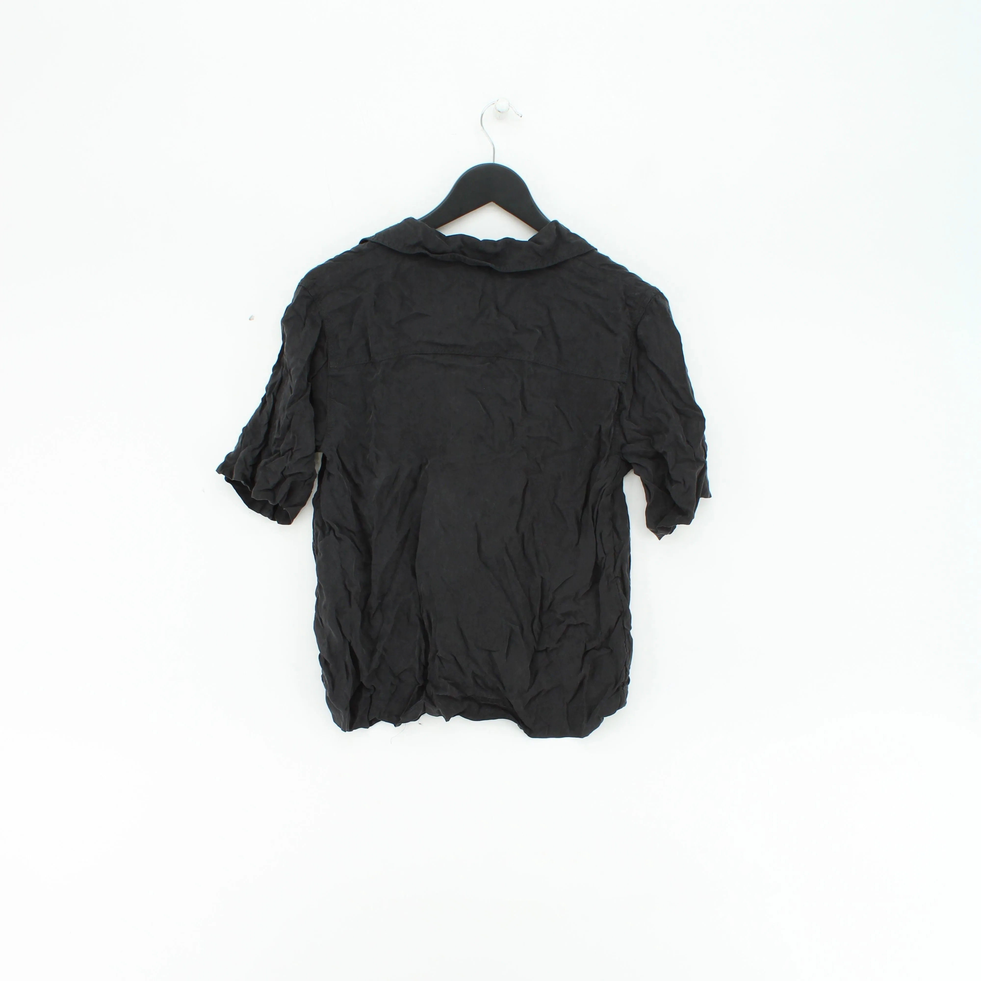 & Other Stories Women's Blouse UK 10 Black Other with Viscose