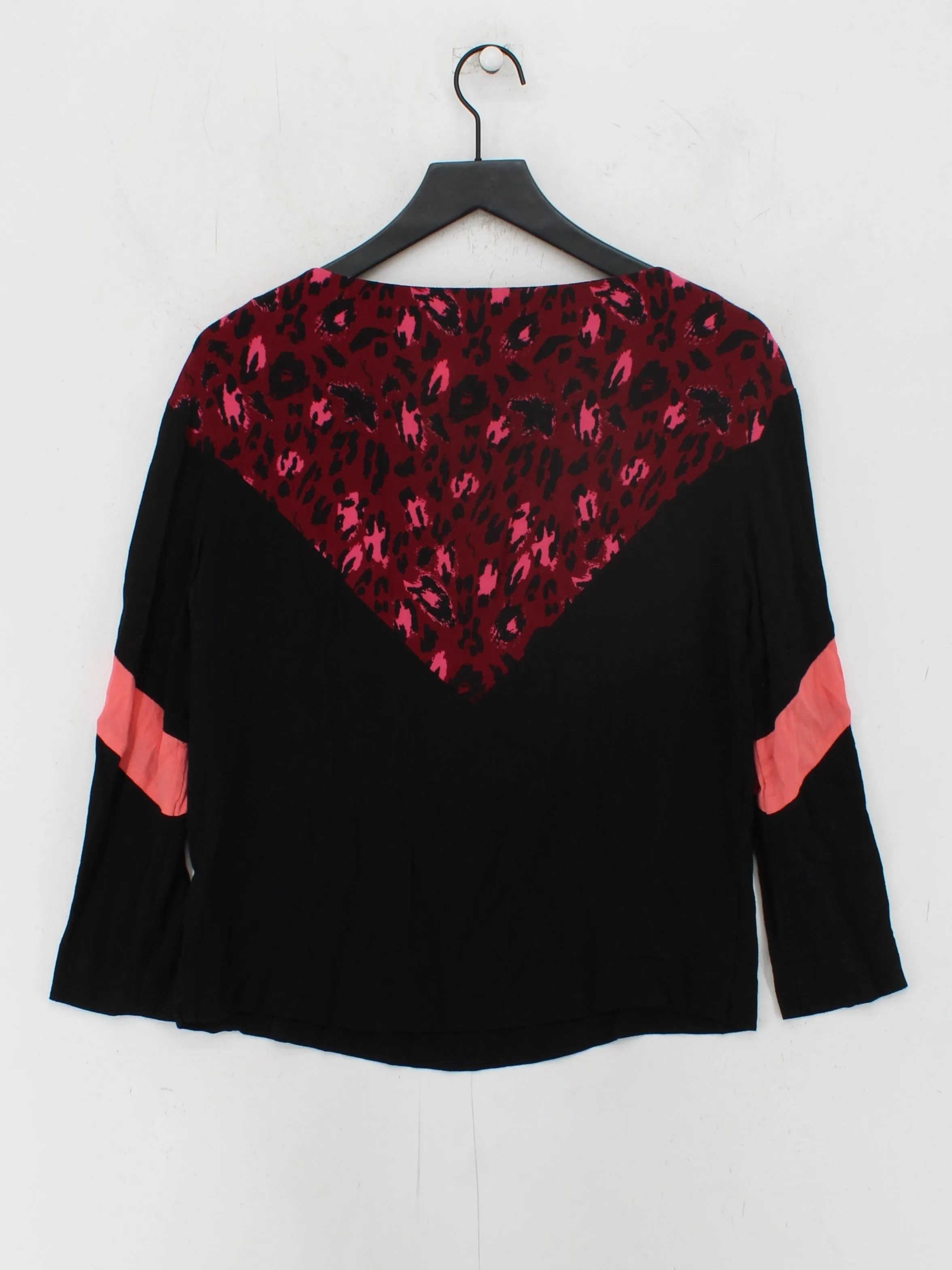 & Other Stories Women's Blouse UK 8 Black 100% Viscose