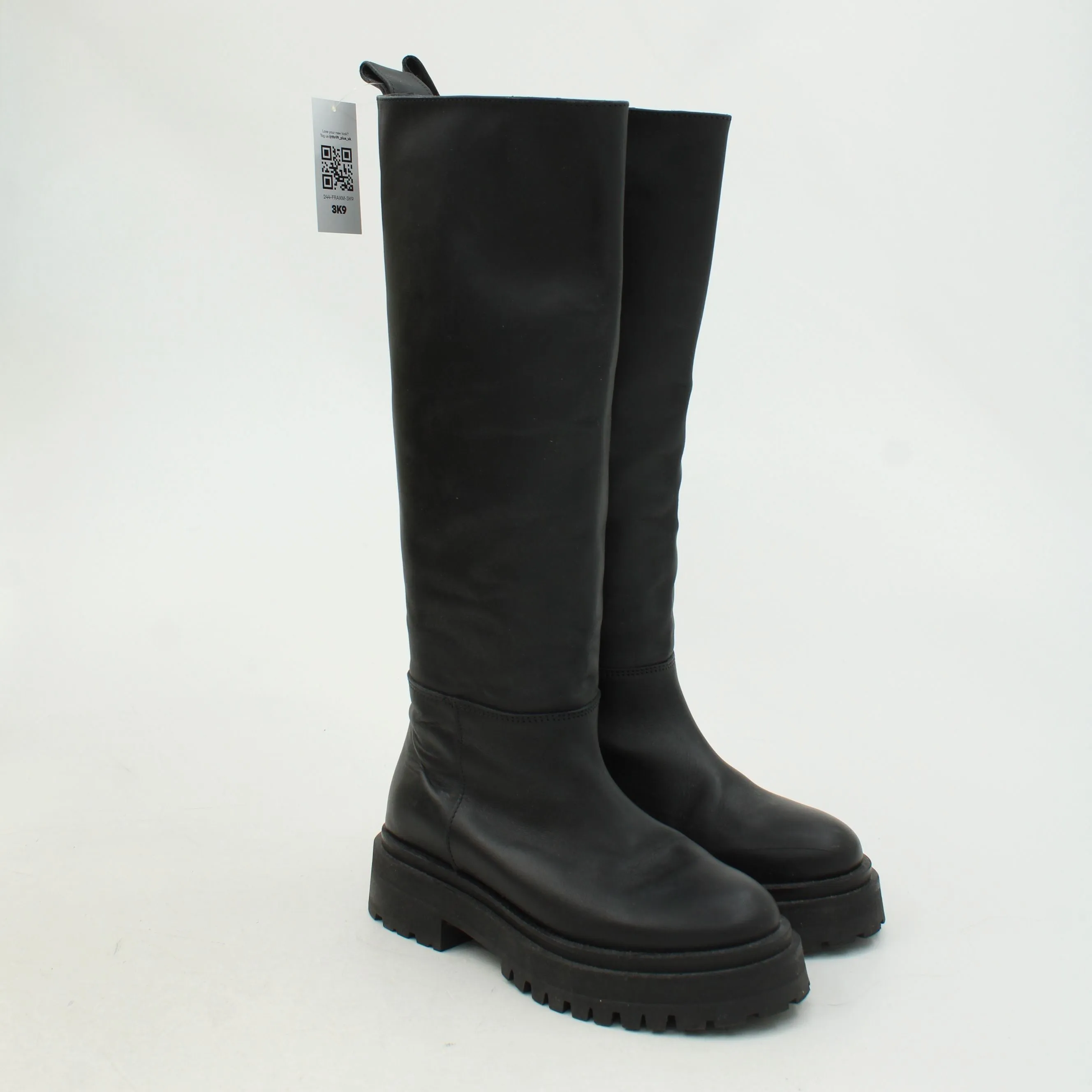 & Other Stories Women's Boots UK 4.5 Black 100% Other