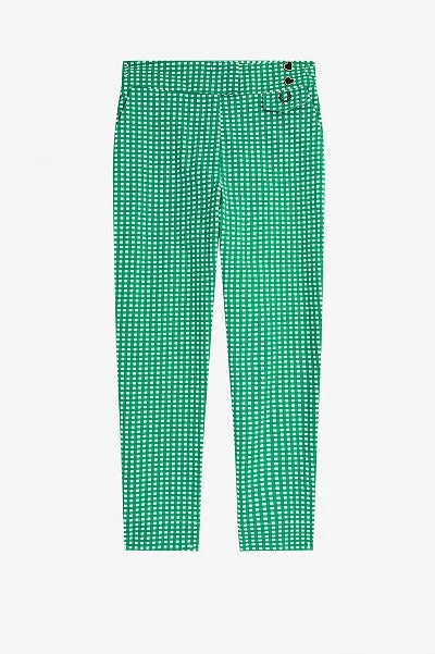 Amy Winehouse Fred Perry Green Gingham Trousers