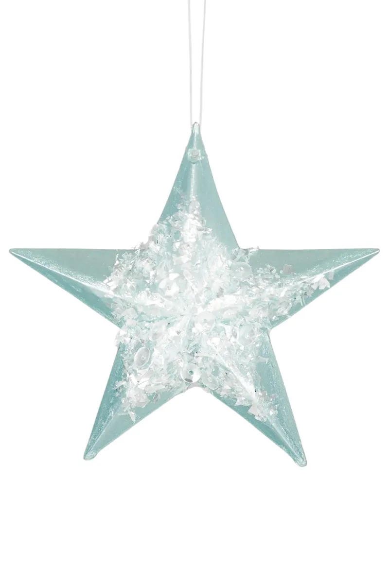 Aqua Star Ornament