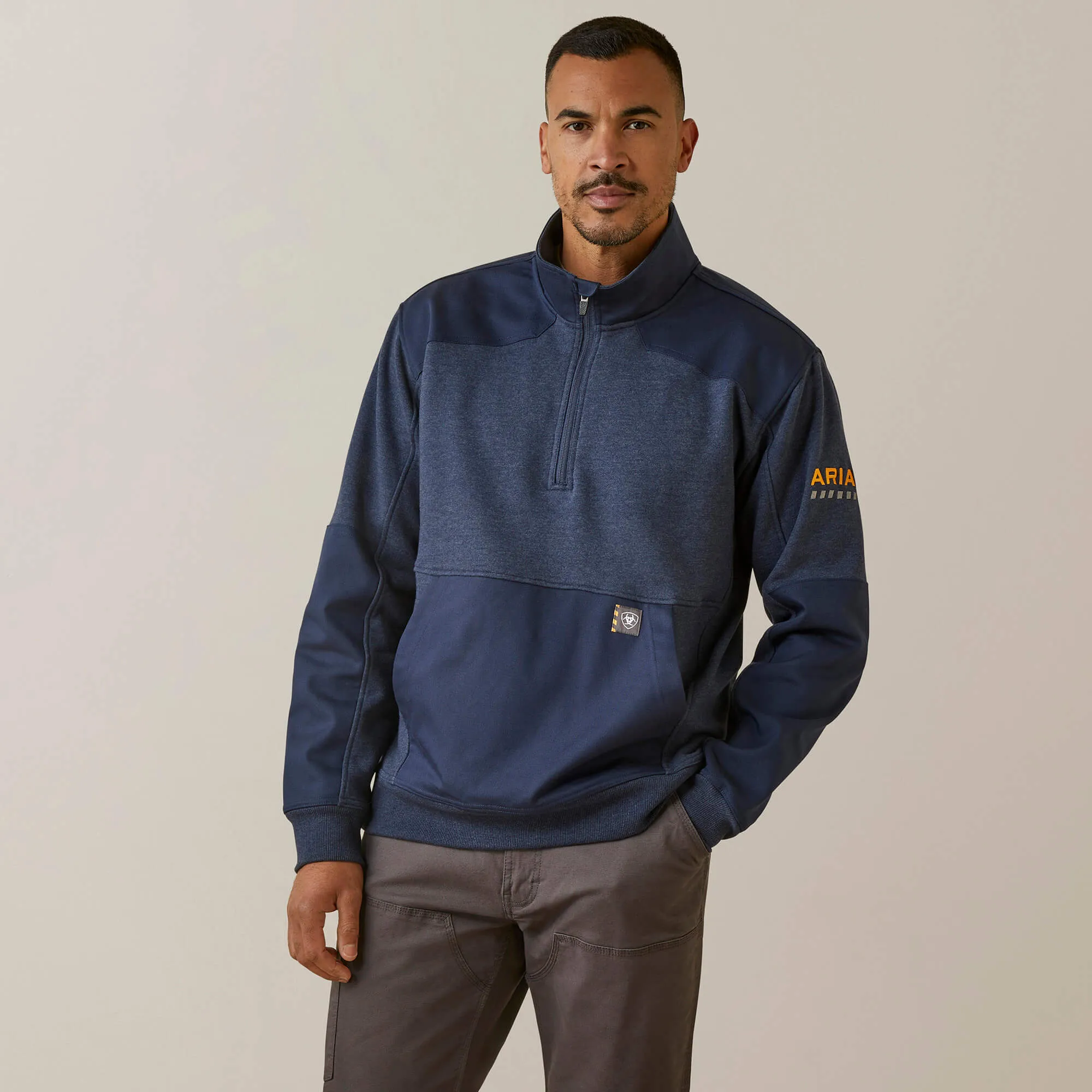 Ariat Rebar Workman DuraCanvas Quarter-Zip Sweatshirt