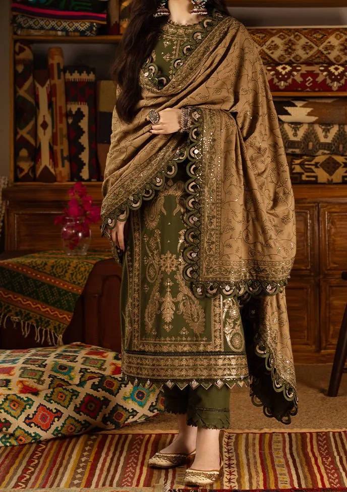 Asim Jofa Kashmiri Taanka Pakistani Raw Silk Dress