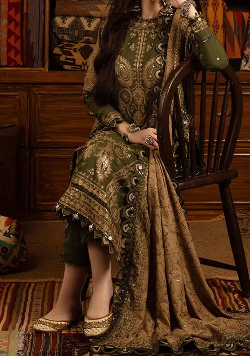 Asim Jofa Kashmiri Taanka Pakistani Raw Silk Dress