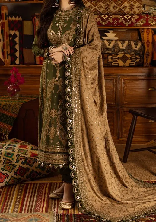 Asim Jofa Kashmiri Taanka Pakistani Raw Silk Dress