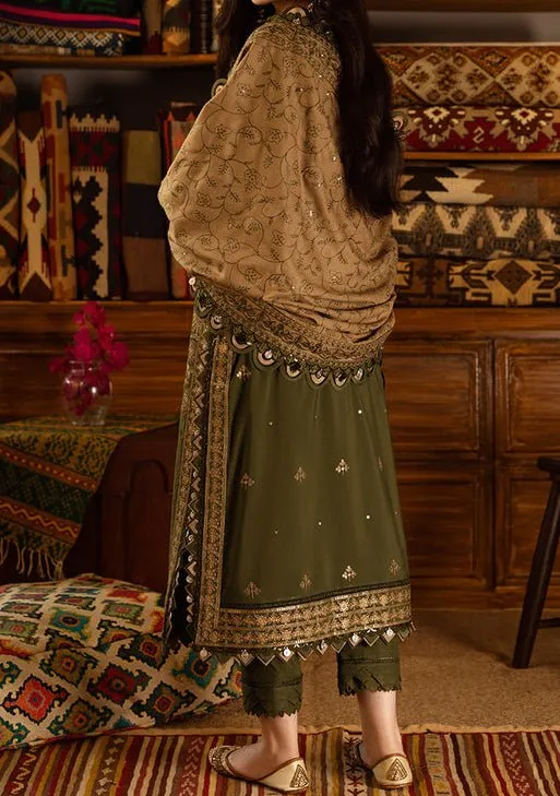 Asim Jofa Kashmiri Taanka Pakistani Raw Silk Dress