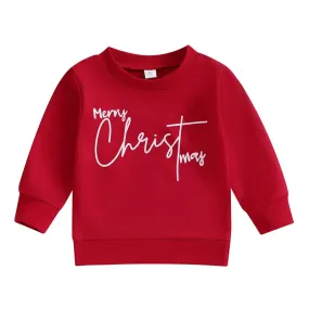 Baby/Toddler Sweatshirt MERRY CHRISTMAS to 3T