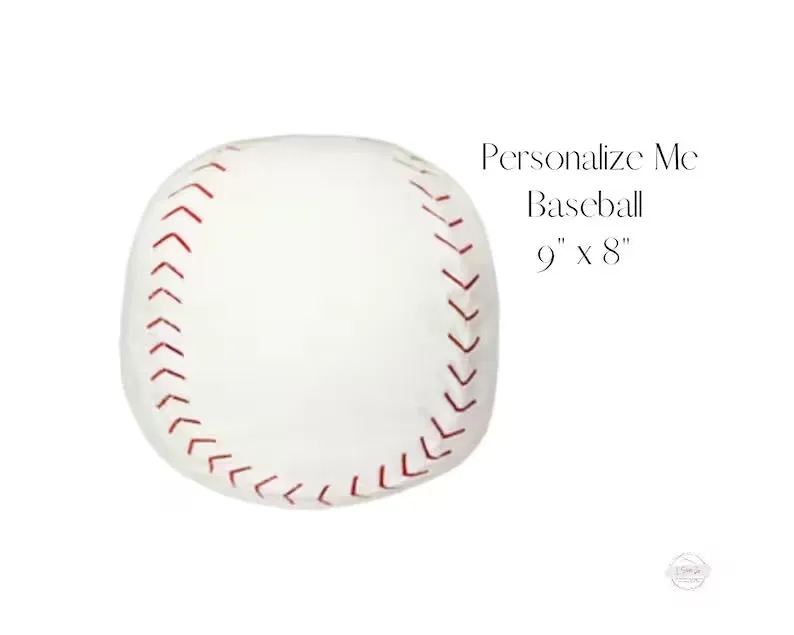 Baseball Embroidered Sports Plush