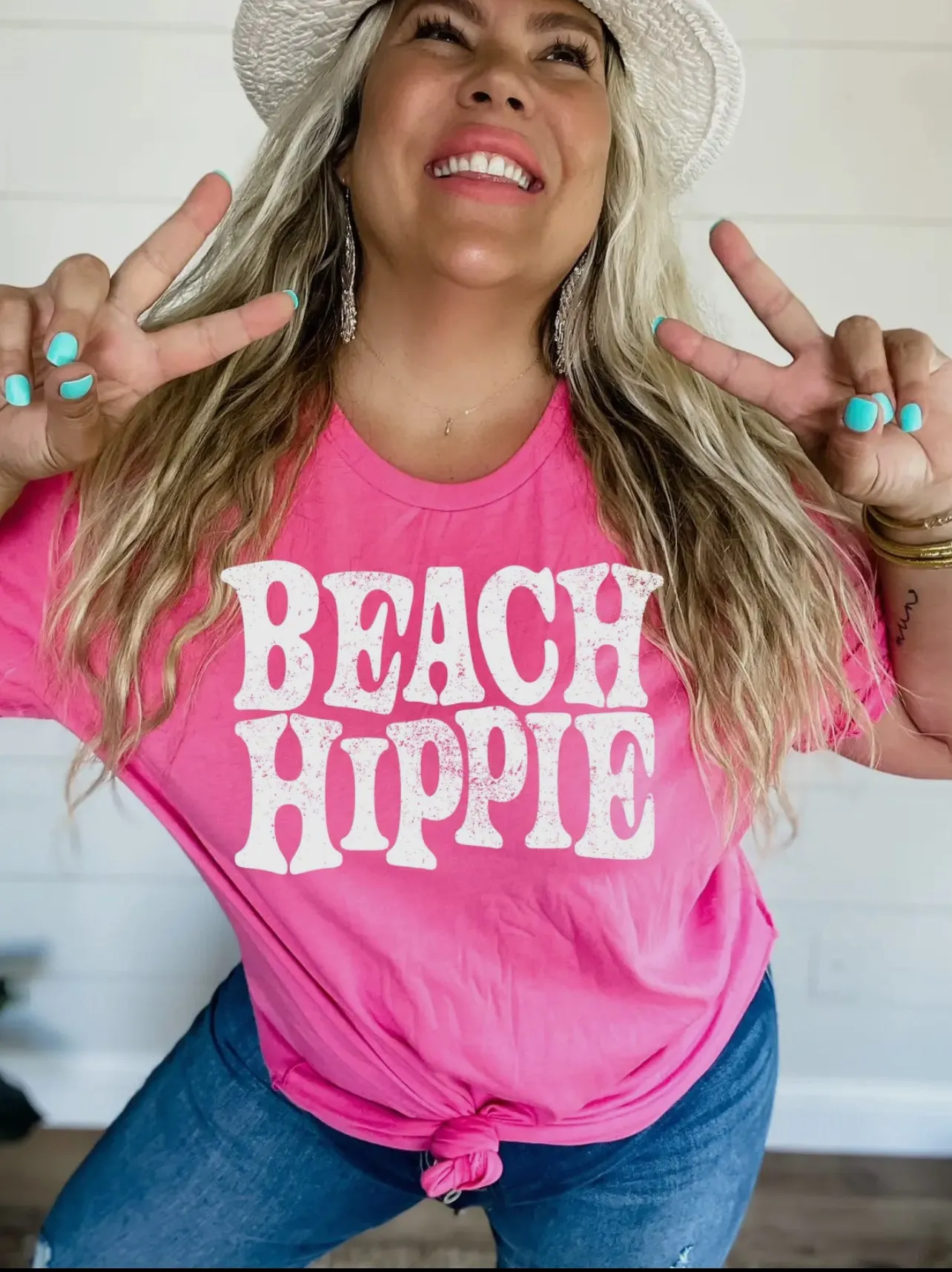 Beach Hippie Graphic T