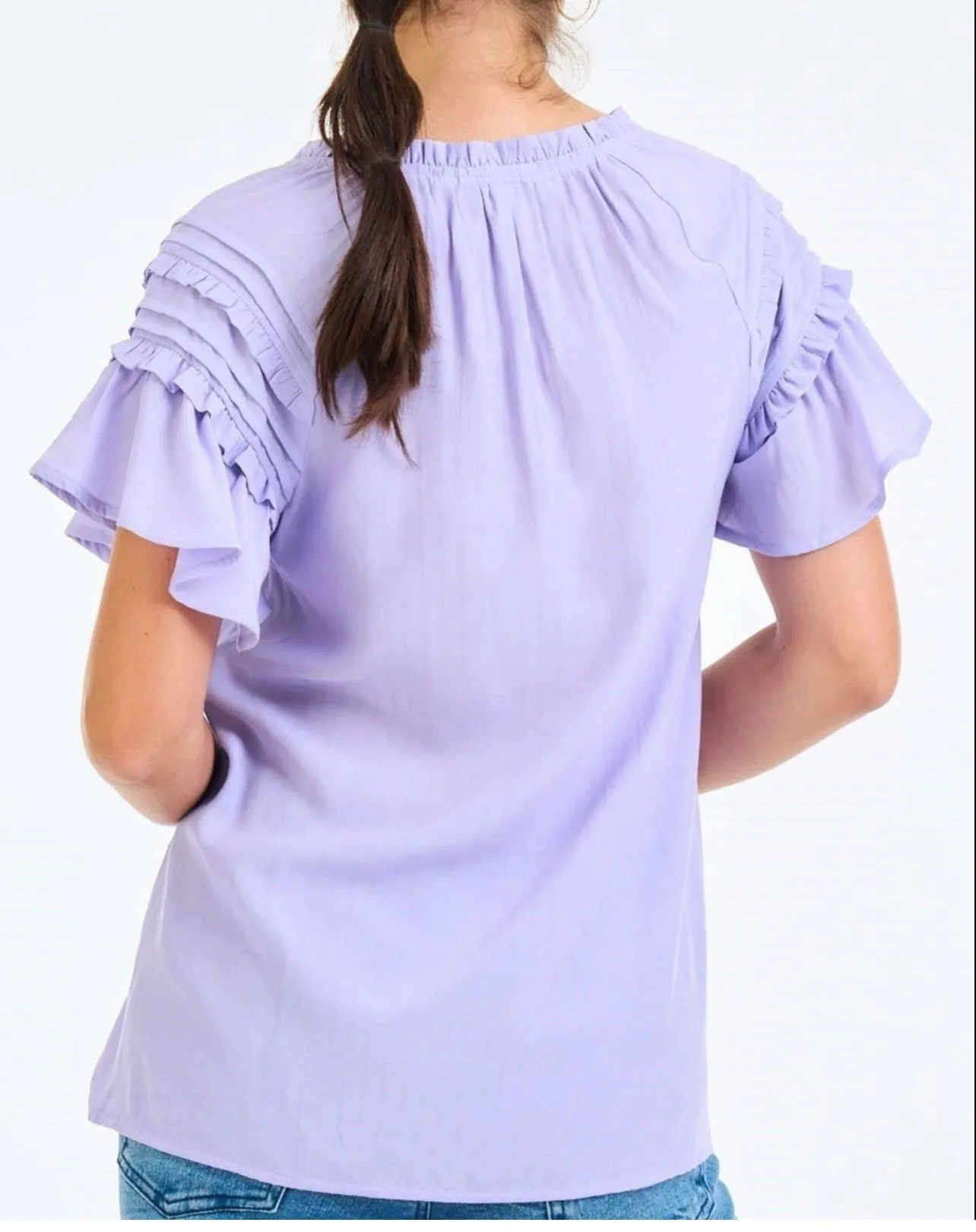 Beautiful Lavender Blouse top