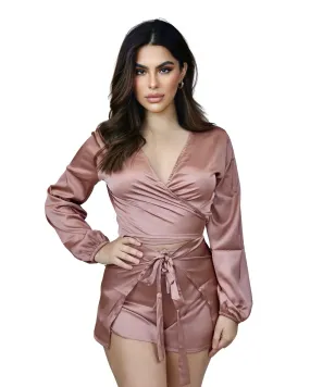 Belle Blouse - Rose Gold