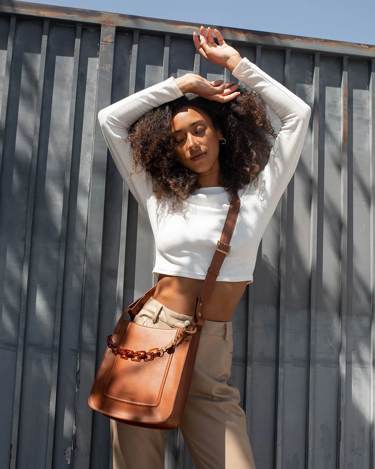 Belle Vegan Leather Crossbody | Multiple Colours