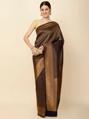 Brocade Zari Jaal Woven Handloom Saree