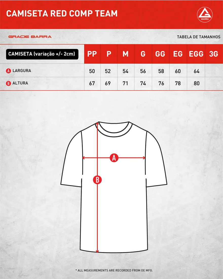 Camiseta Comp Team 2023 - Vermelha