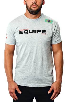 Camiseta Equipe- Cinza Mescla