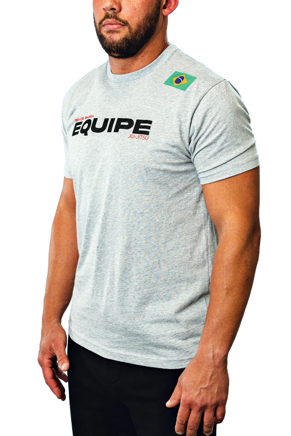 Camiseta Equipe- Cinza Mescla