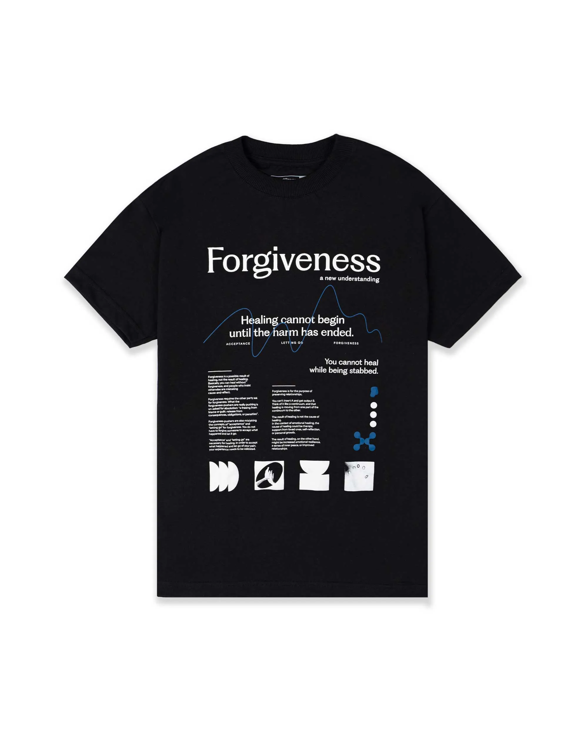 CAMISETA FORGIVENESS 2.0 NEGRO