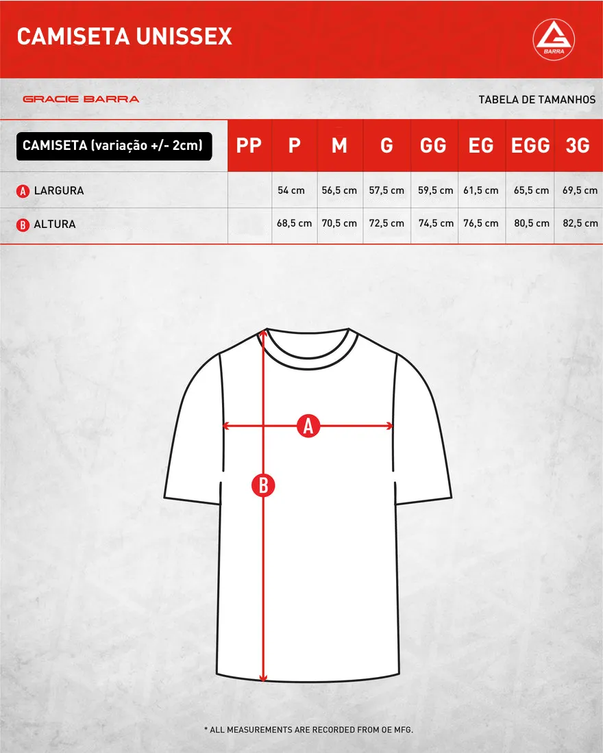 Camiseta Red Shield BJJ- Bege