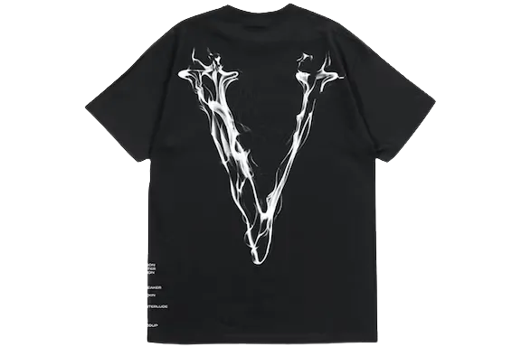 Camiseta Vlone x Pop Smoke Faith Preta