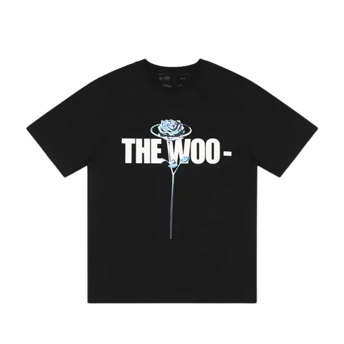 Camiseta Vlone X Pop Smoke The Woo Preta