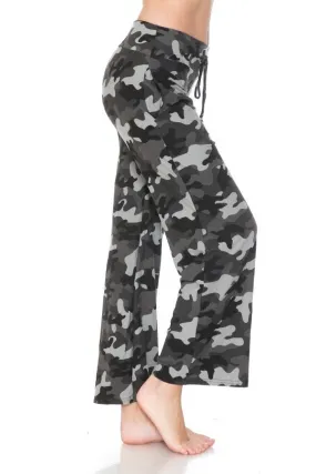 Camo Print Comfortable Soft Lounge Pajama Pants