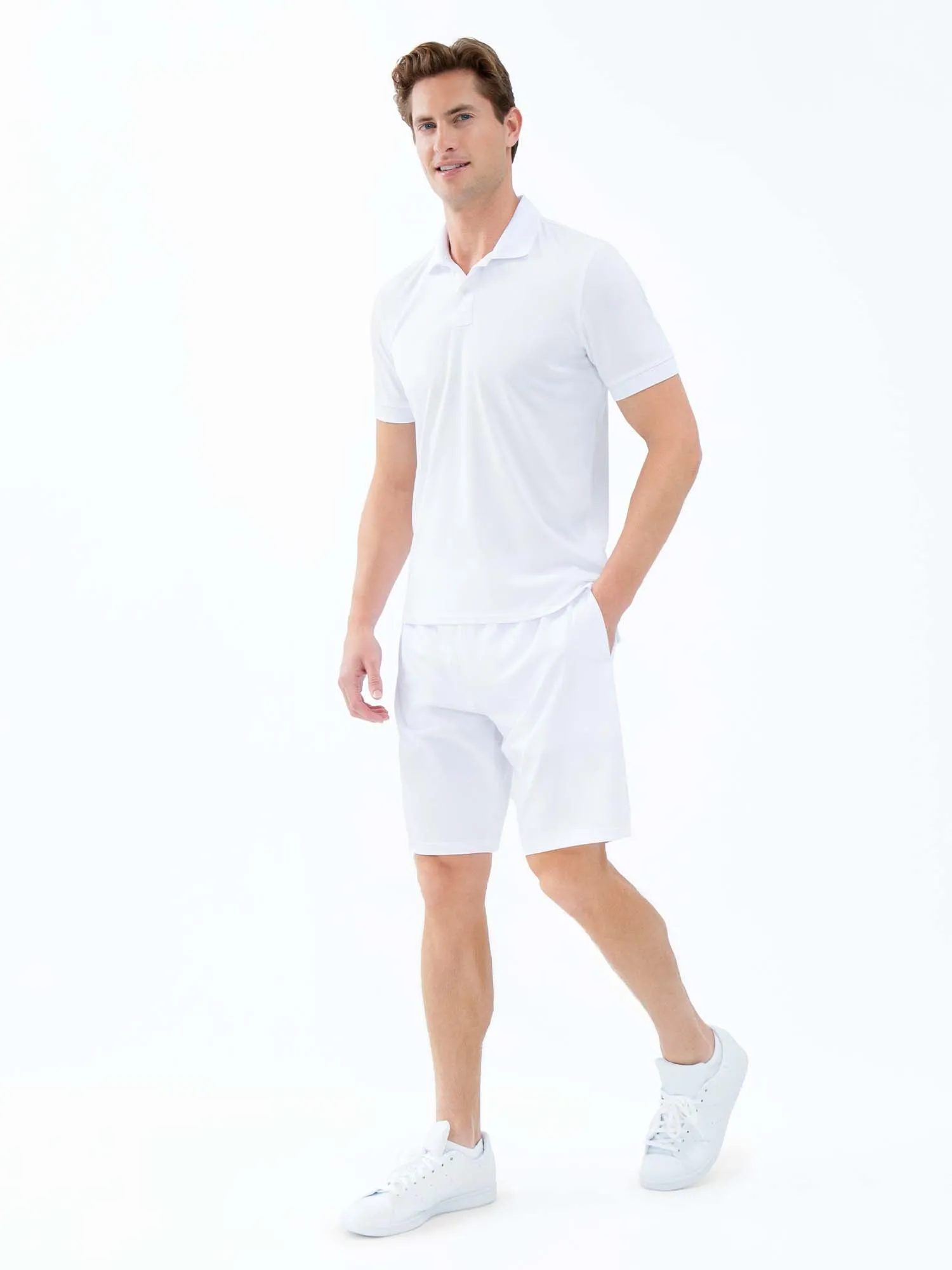 Classic Performance Men's Tennis Short - White