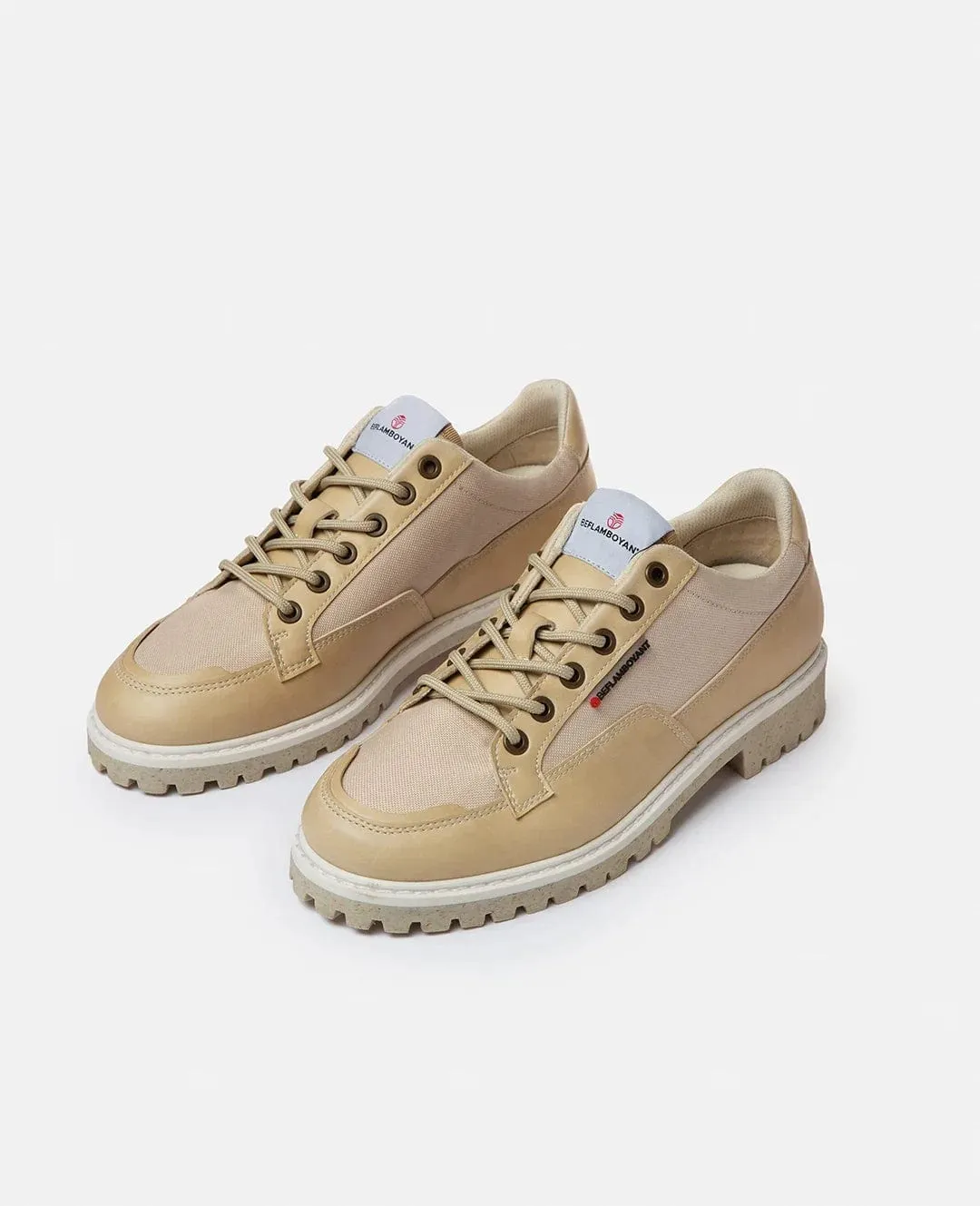 Coco Unisex Vegan Corn Leather Shoes | Beige