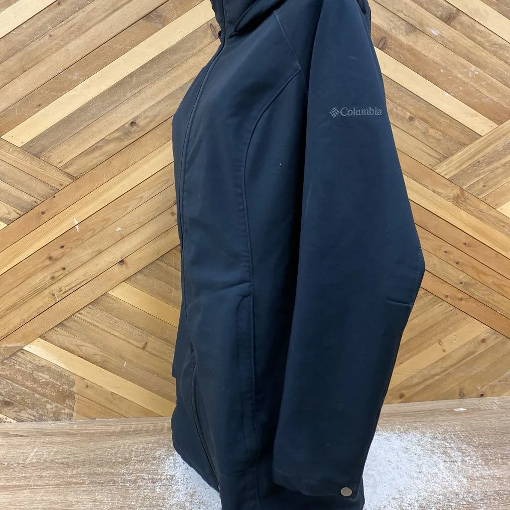 Columbia - Women's Long Softshell Jacket - MSRP $170: Black-women-XL