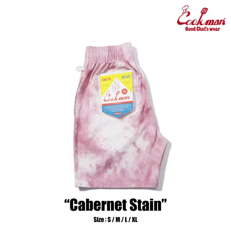 Cookman Chef Short Pants - Cabernet Stain