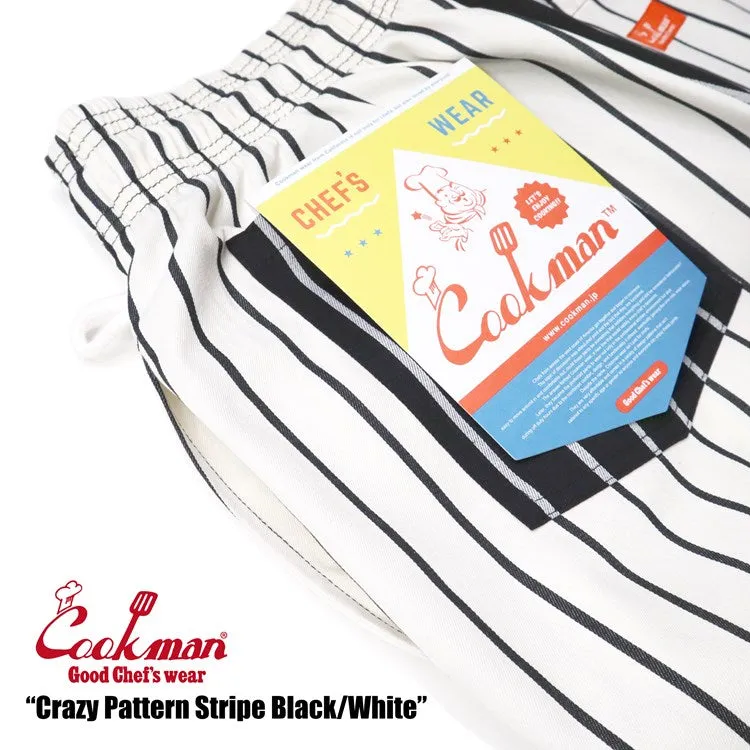 Cookman Chef Short Pants - Crazy : Black and White