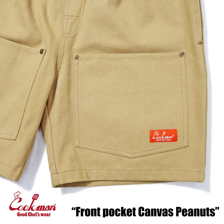 Cookman Chef Short Pants  Front pocket - Canvas Peanuts