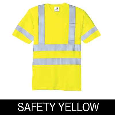 CornerStone Short-Sleeve Hi-Vis T-Shirt, ANSI 107 Class 3