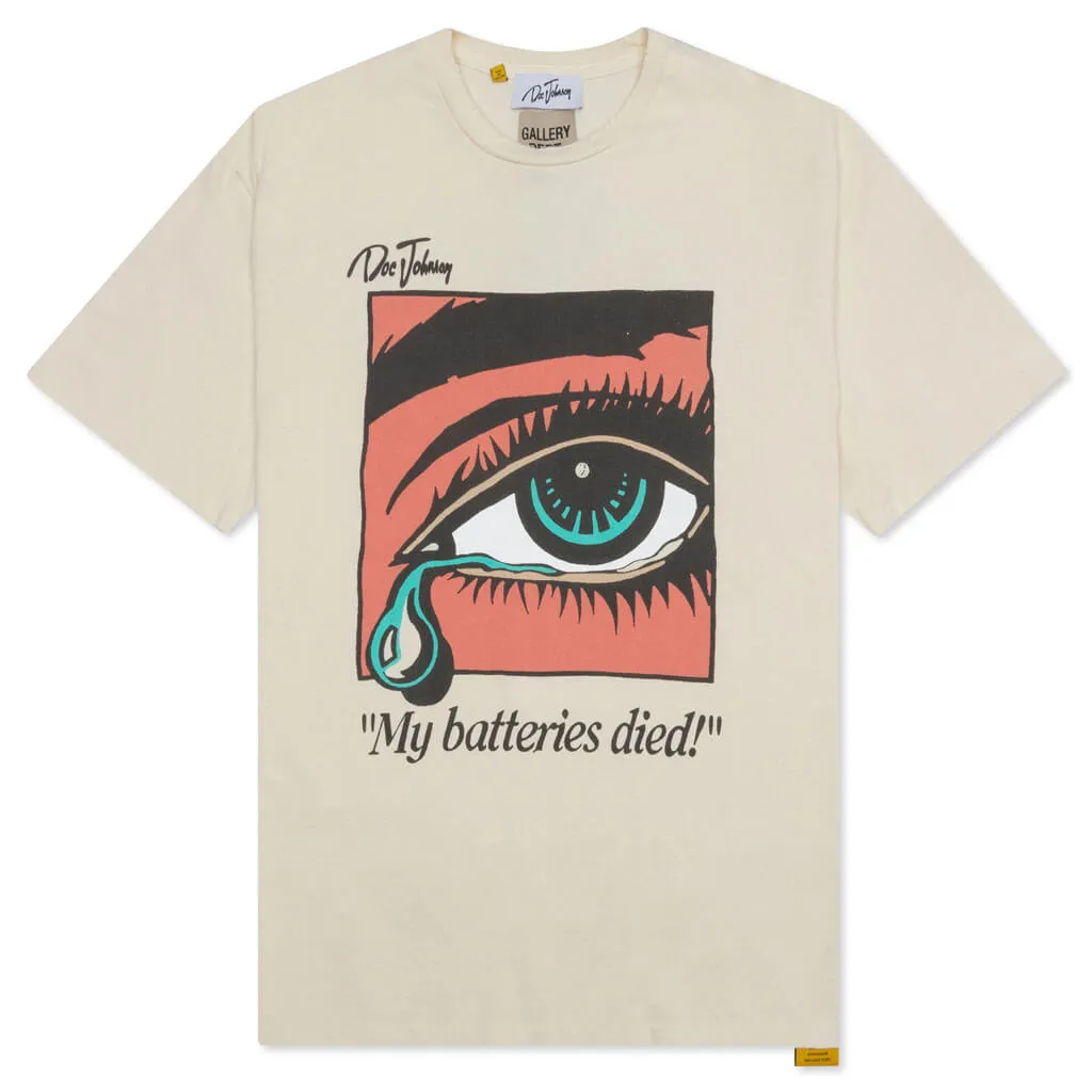 Dead Batteries Tee - Antique White