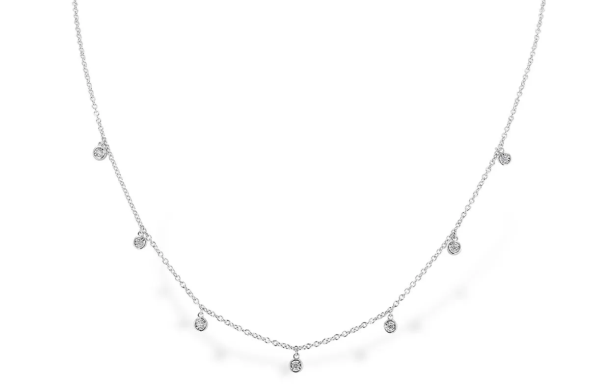 Diamond Bezel Necklace