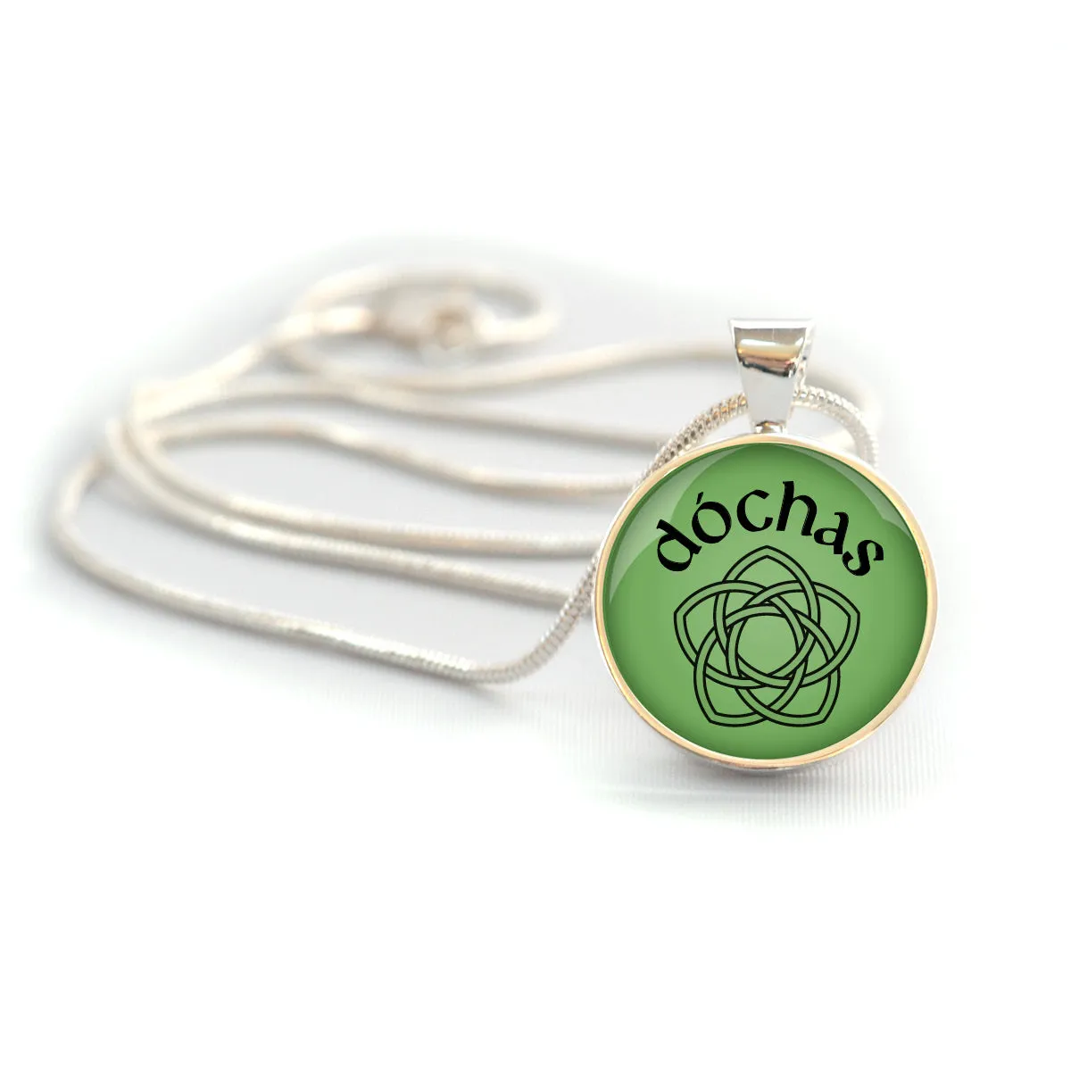 Dóchas – Irish Hope Celtic Rose Silver-Plated Necklace & Bracelet