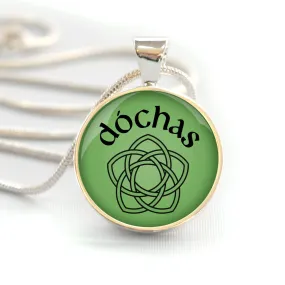 Dóchas – Irish Hope Celtic Rose Silver-Plated Necklace & Bracelet