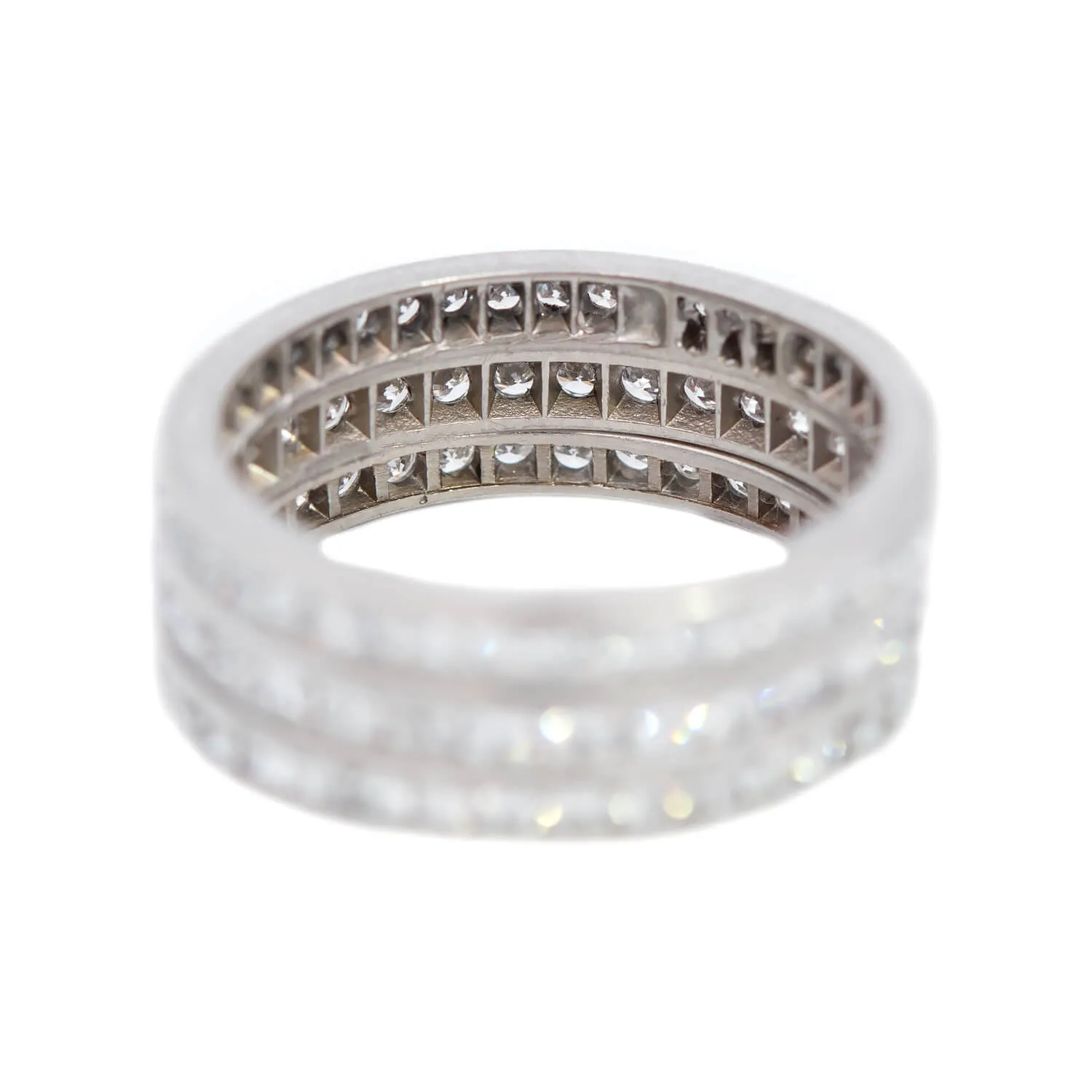 Edwardian Single Cut Diamond Eternity Band Set