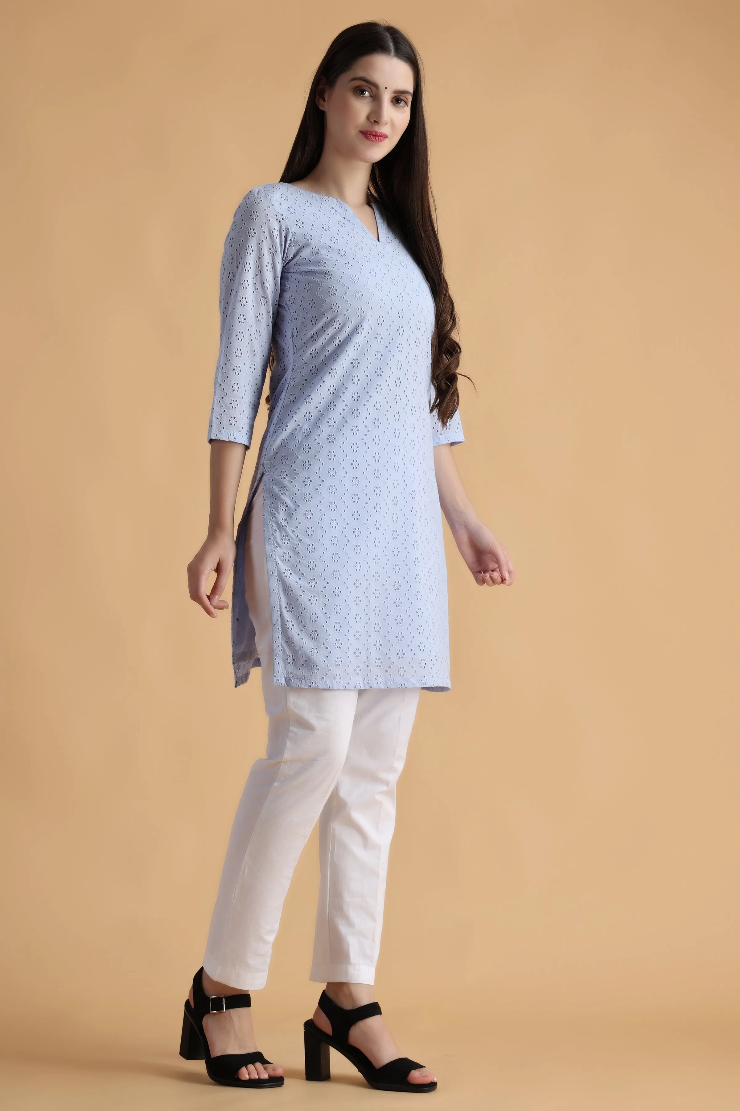 Fairy Dust Short Chikan Kurta