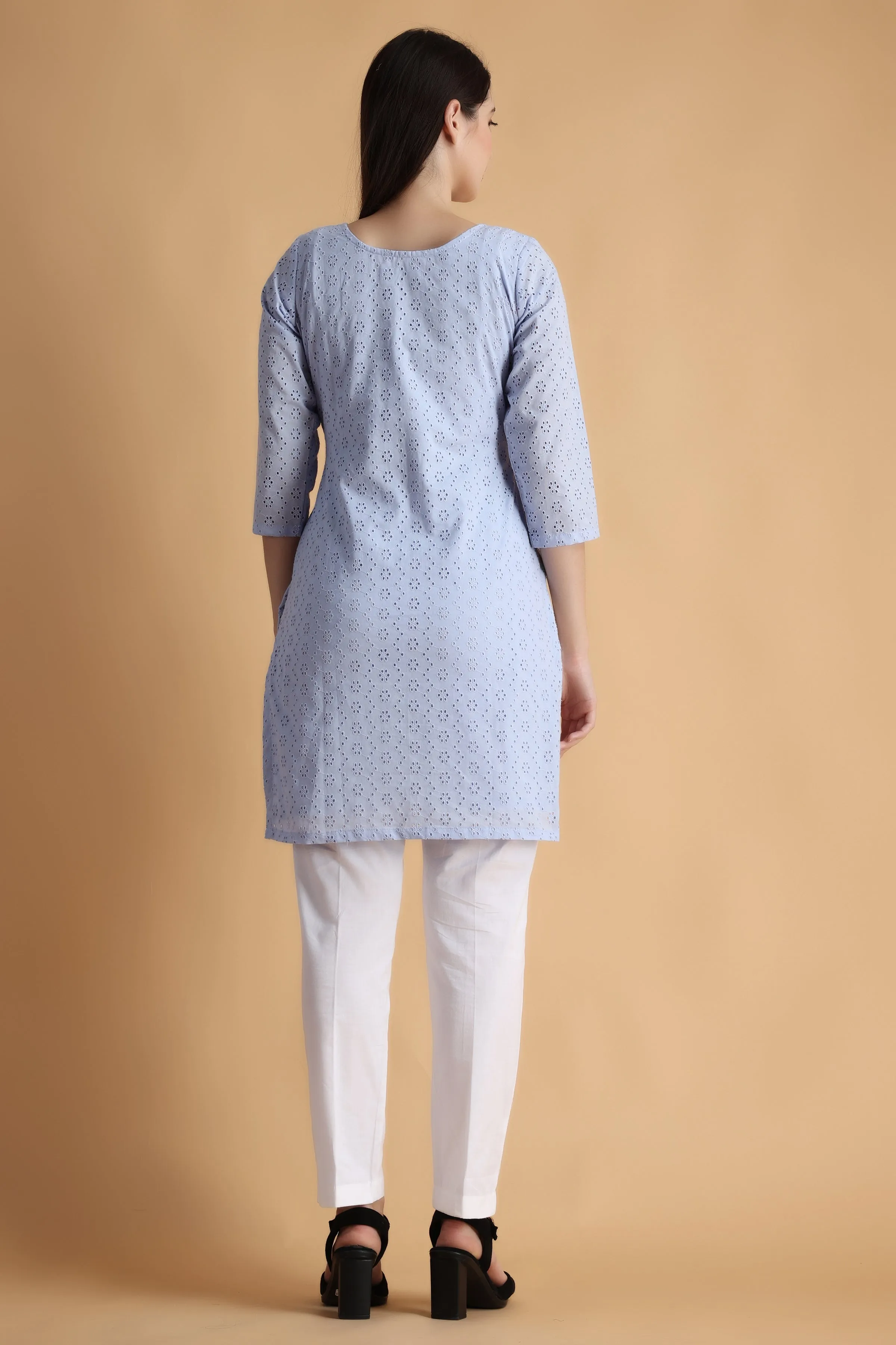 Fairy Dust Short Chikan Kurta