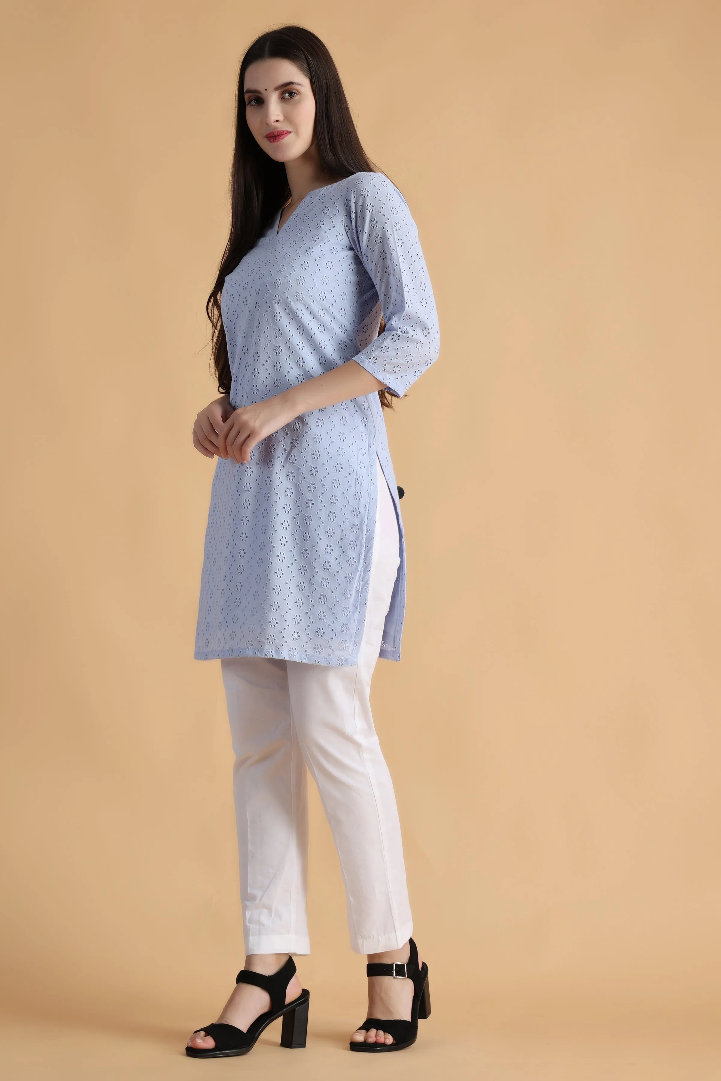 Fairy Dust Short Chikan Kurta